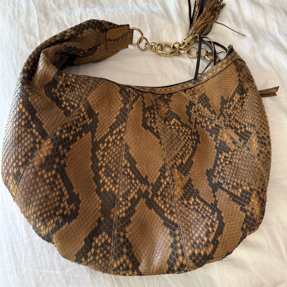 Gucci snakeskin hobo